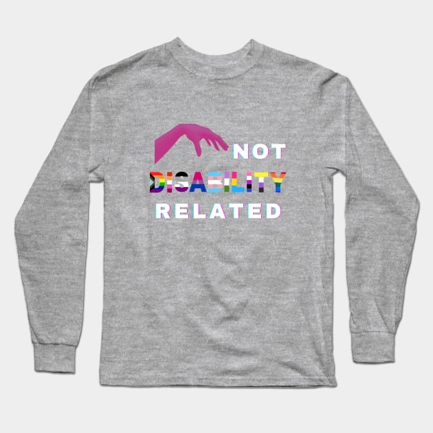 Disability x Pride Month Long Sleeve T-Shirt by Imani